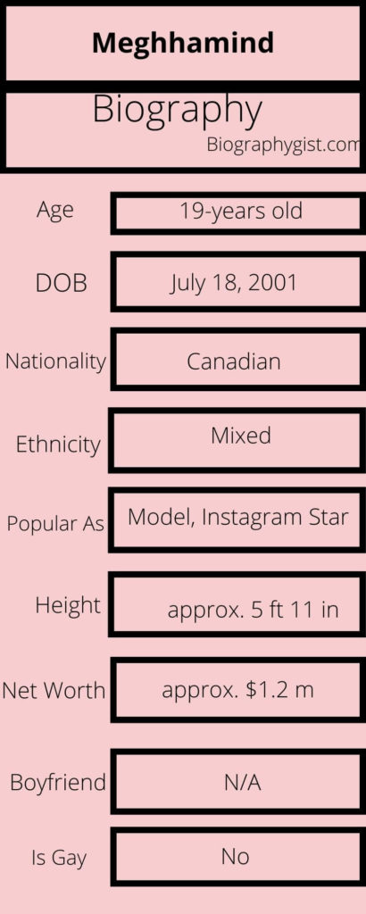 Meghhamind Biography Infographic