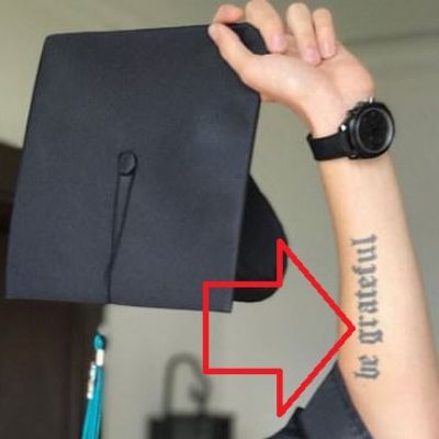 ‘be grateful’ Tattoo