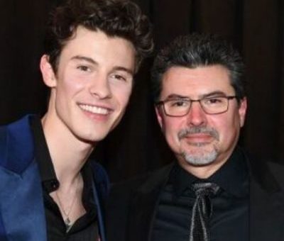 Manuel Mendes with son