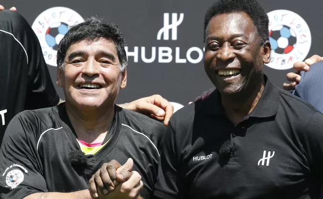 Pele -Diego Maradona 