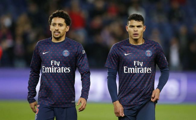 Thiago Silva and Marquinhos