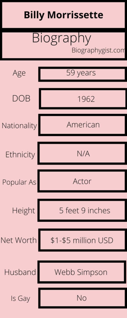 Billy Morrissette Biography Infographic
