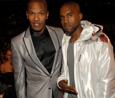 Kanye West and Jamie Foxx