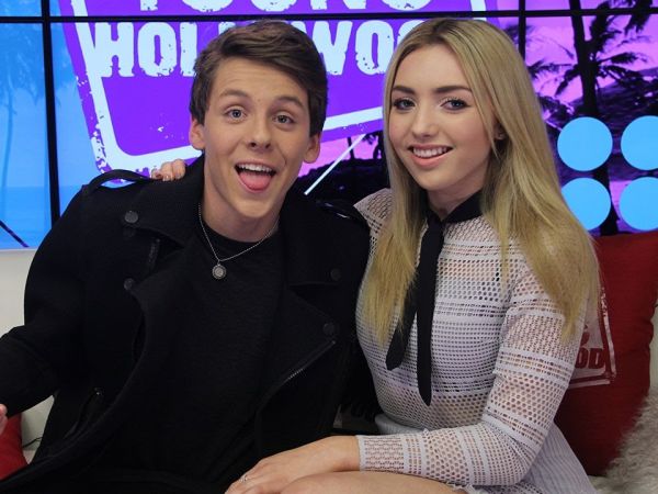 Peyton List and Jacob Bertrand