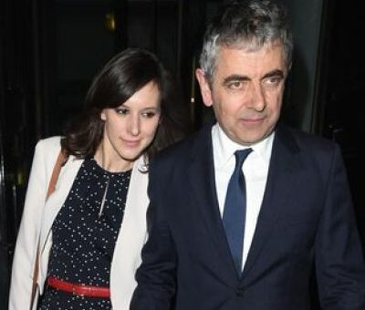 Louise Ford And Rowan Atkinson